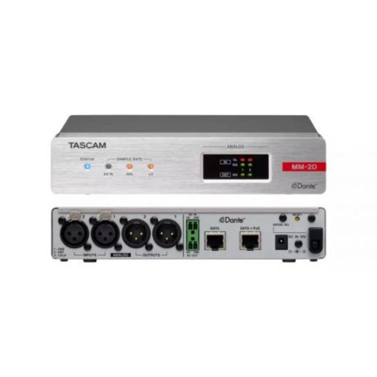 Конвертер dante Tascam MM-2D-X AD/DA