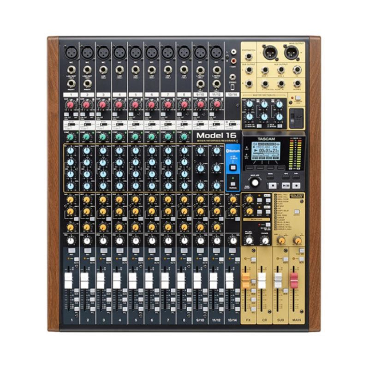 Мiкшерний пульт Tascam Model 16 на 16 каналiв