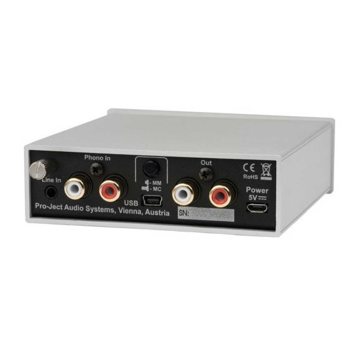 Фонокоректор Pro-Ject A/D Box S2 Phono Silver