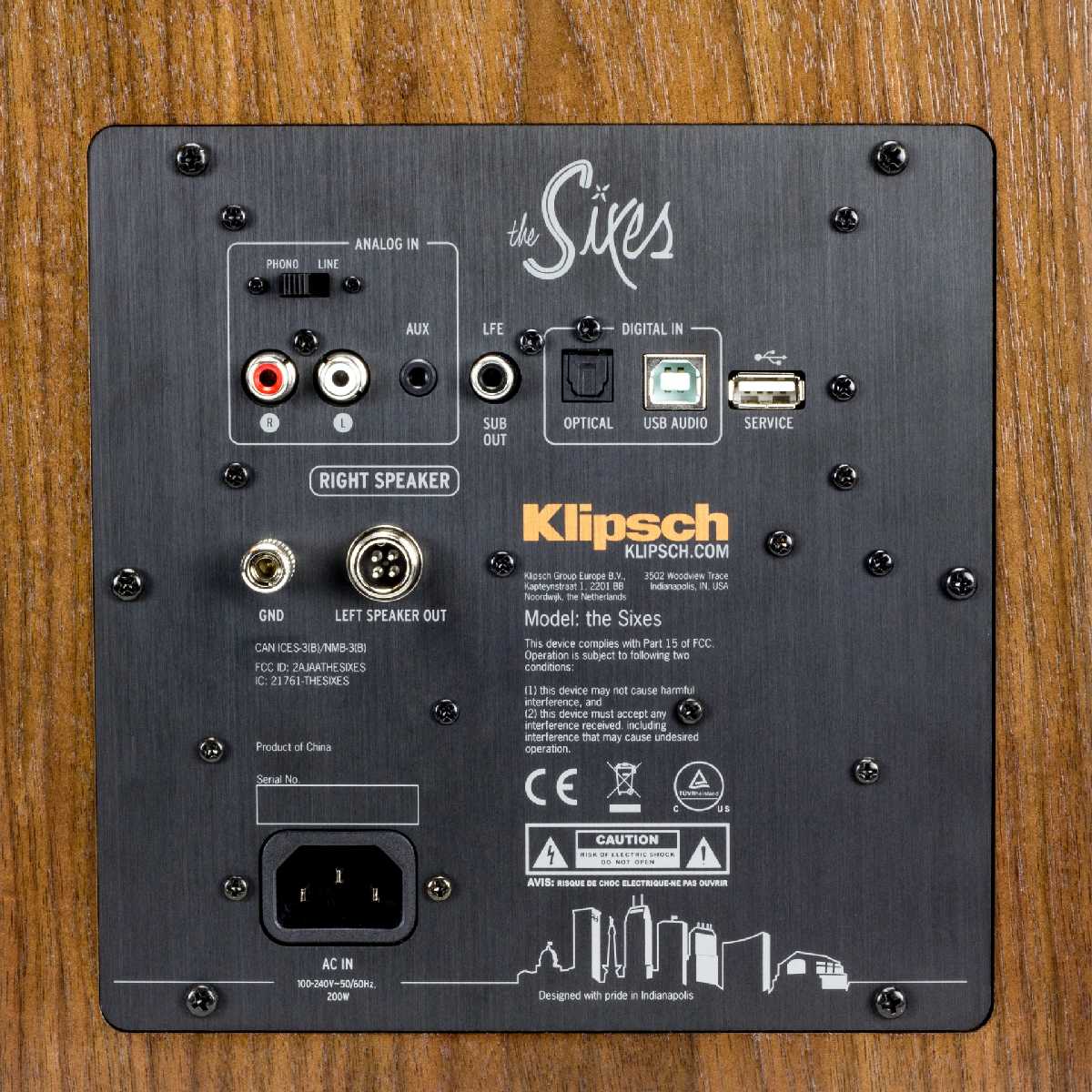 Активна акустична система Klipsch The Sixes Walnut