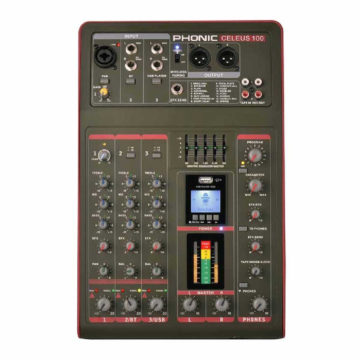 Мікшерний пульт Phonic CELEUS 100