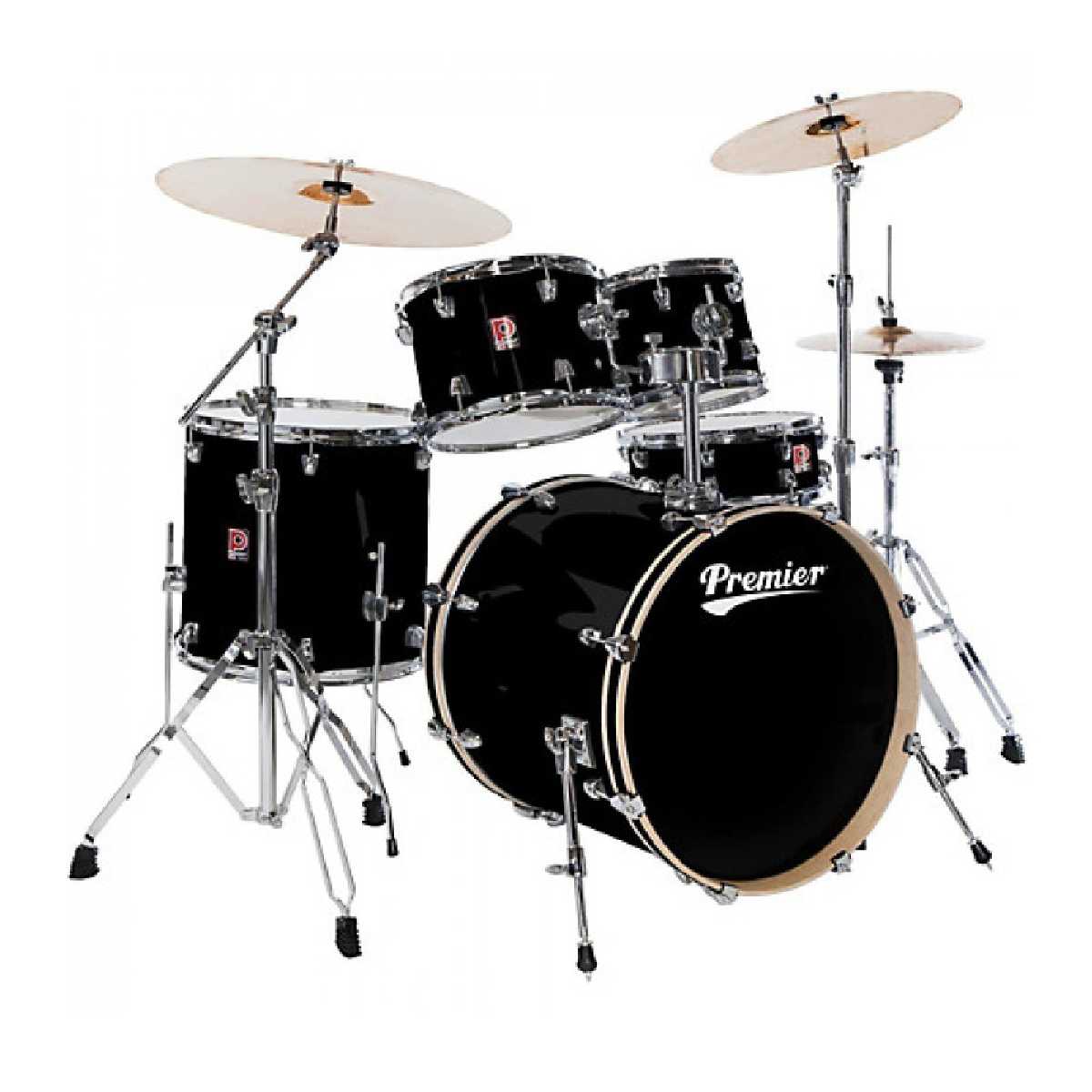 Ударна установка Premier 64099-44BK PHS PowerHouse Modern Rock22 + Набір стійок Premier 5864, APK/XPK Hardware Pack (3000 Series) (Black)