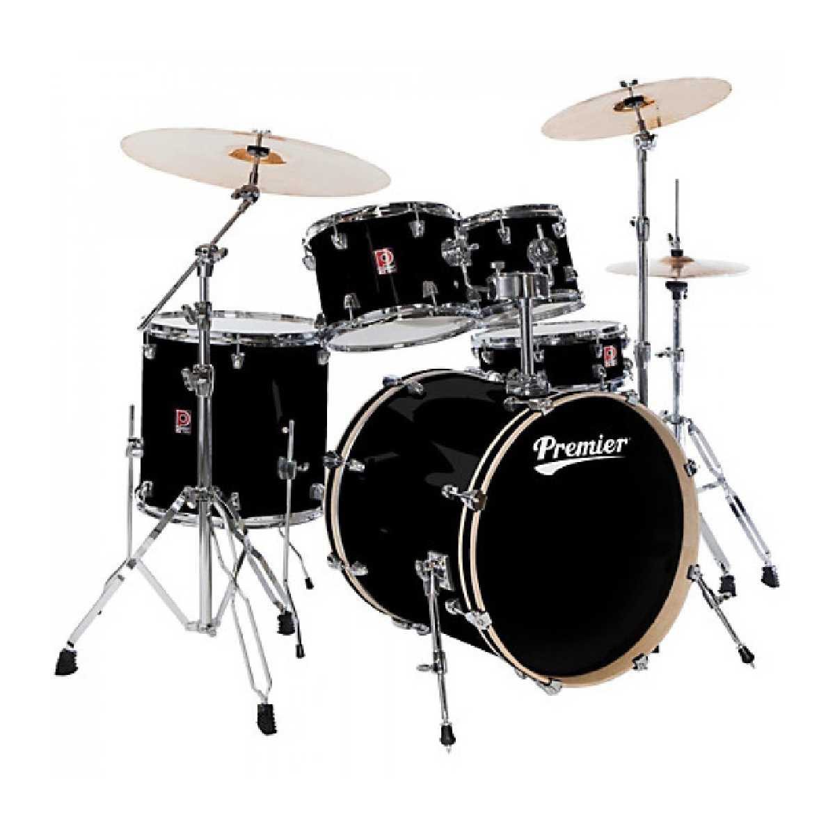 Ударна установка Premier 64099-44GBW PHS PowerHouse Modern Rock22 (Galactic Black) + Набір стійок Premier 5864, APK/XPK Hardware Pack (3000 Series)