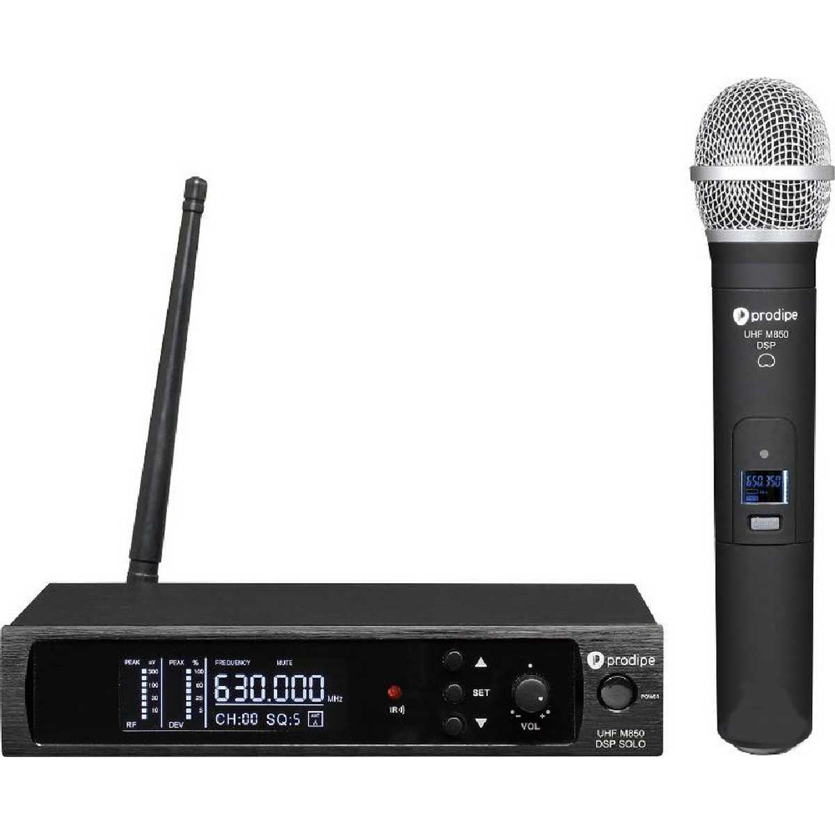 Радіосистема вокальна (мікрофон бездротовий) Prodipe UHF M850 DSP Solo (F5 version)