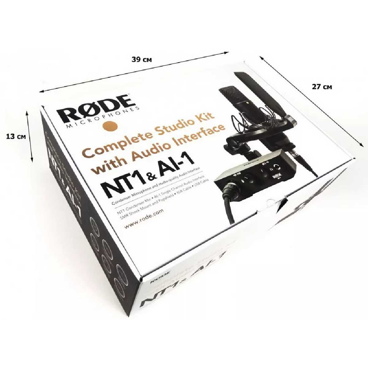 Комплект звукозапису RODE NT1 + Ai-1 Interface Bundle