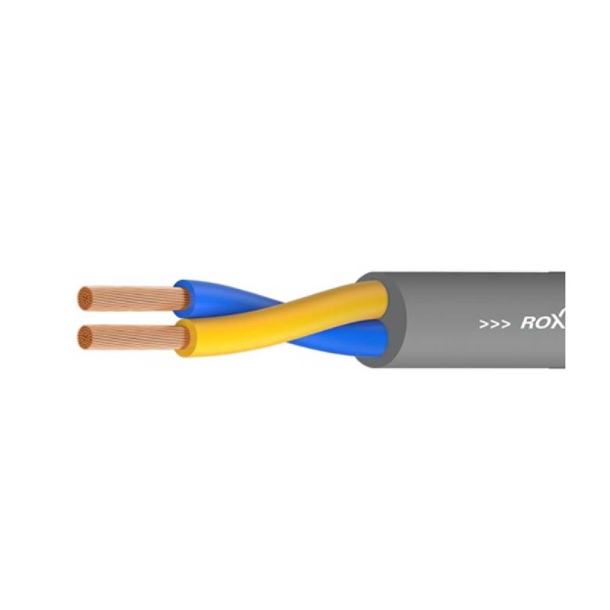 Аудіо кабель Roxtone SC020DL, 2х2.5 кв. мм, вн. діаметр 8.0 мм, 100 м