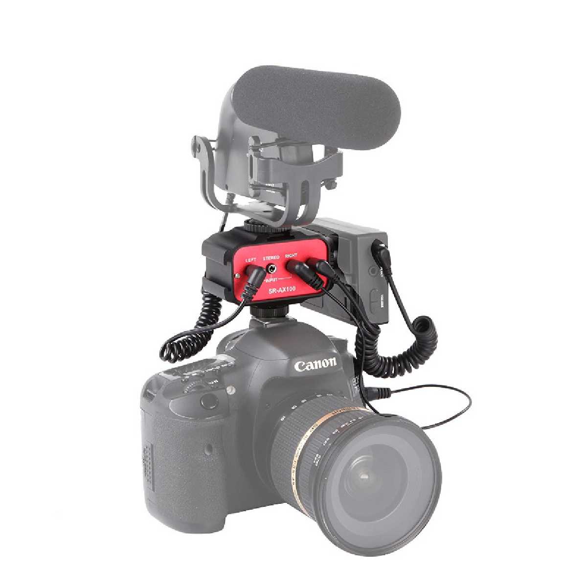Адаптер аудіо-мікшер Saramonic SR-AX100