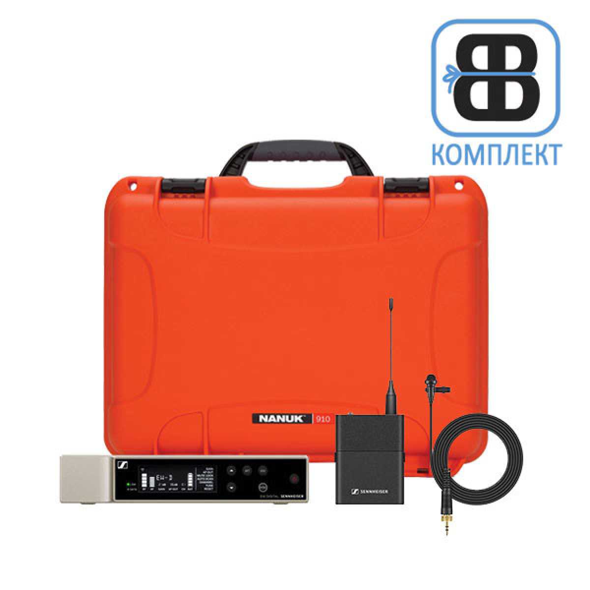Радіосистема з петличним мікрофоном Sennheiser EW-D ME2 SET KIT (S1-7) 606,2-662 MHz