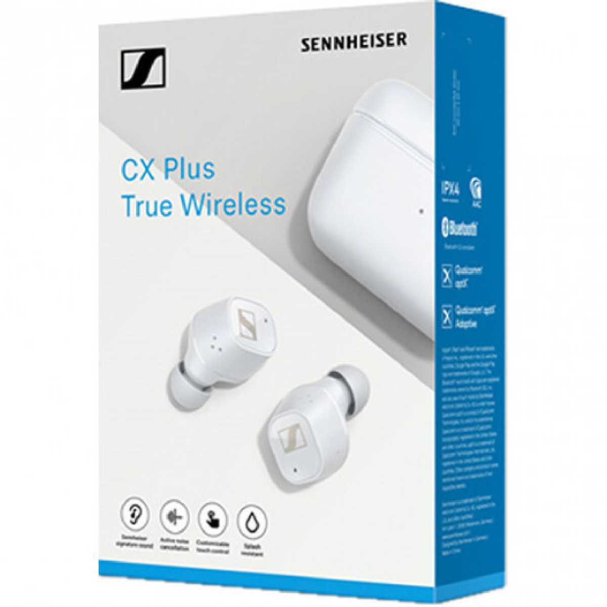 Bluetooth гарнітура Sennheiser CX PLUS TRUE WIRELESS WHITE