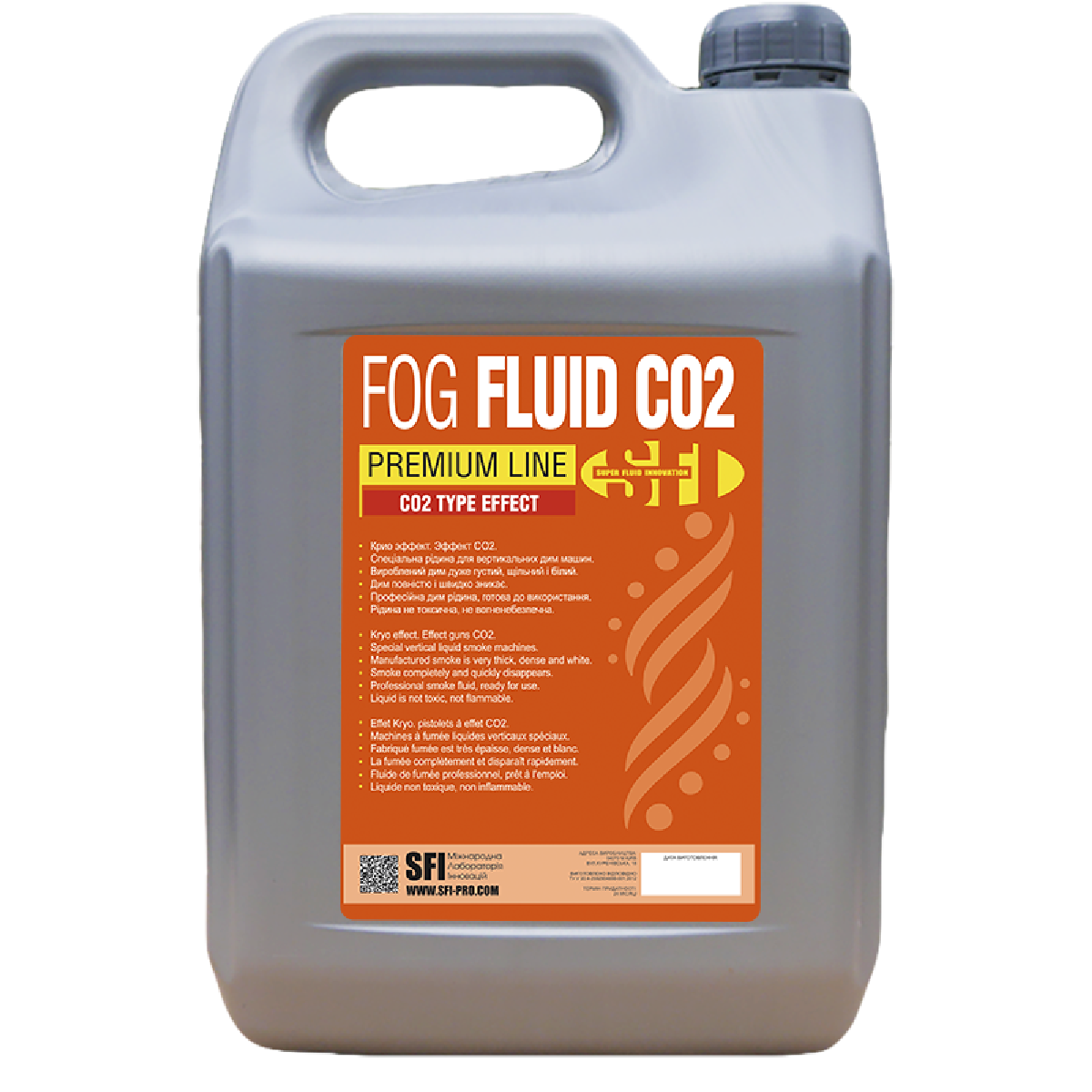Рідина для генератора диму SFI Fog Fluid CO2 Premium 5л