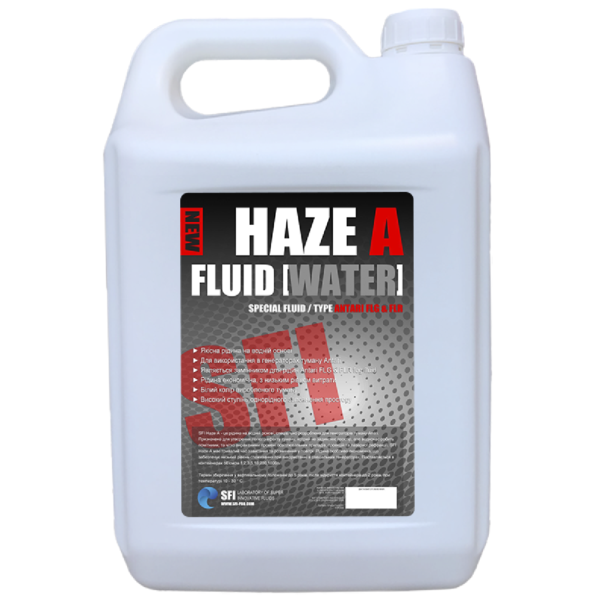 Рідина для генератора туману SFI Haze A Fluid Water 5л