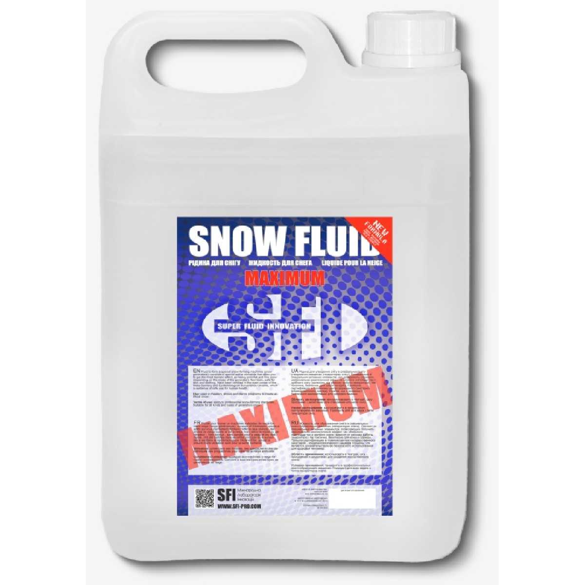 Рідина для генератора снігу SFI Snow Maximum 5l