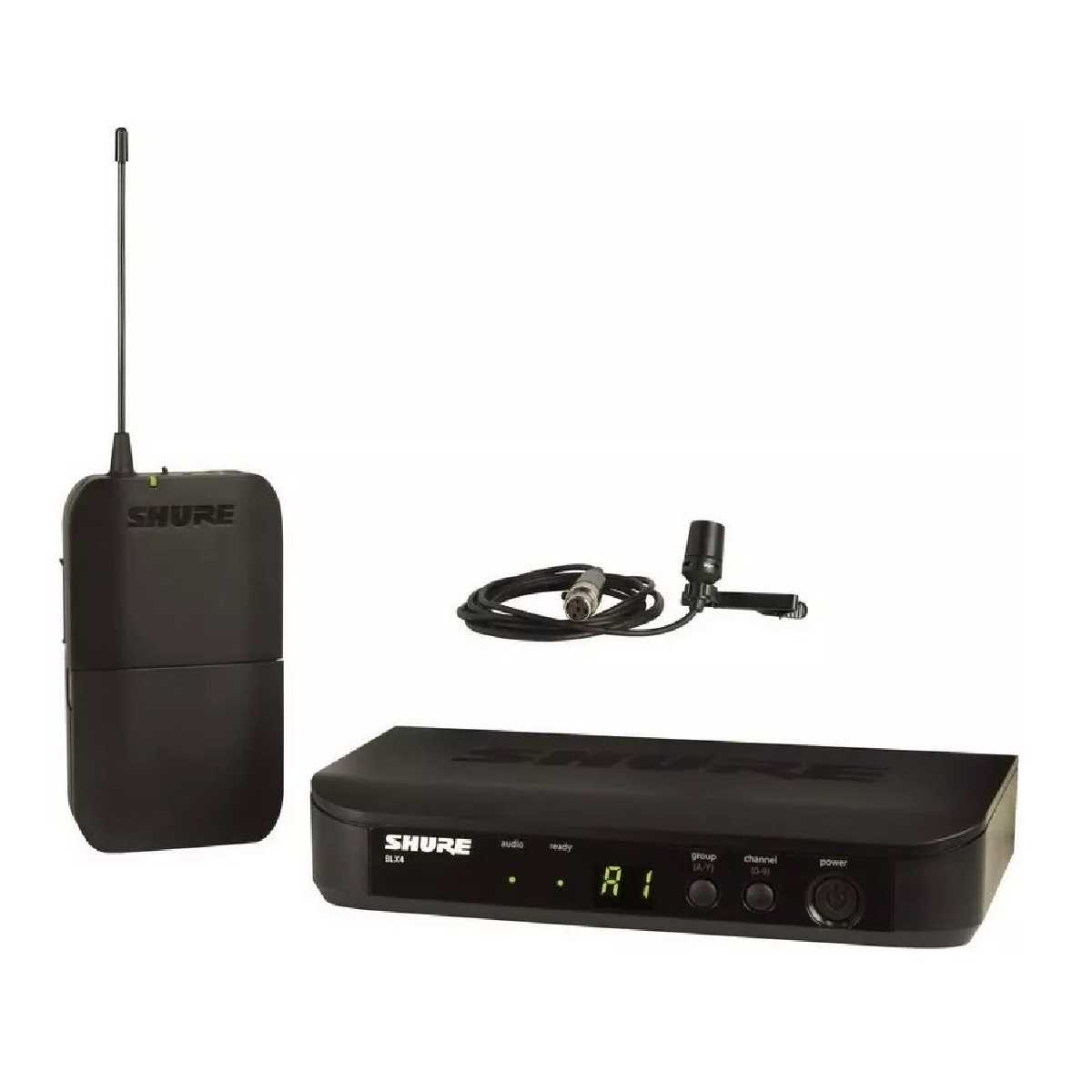 Радиосистема с поясным передатчиком Shure BLX14E/CVL H8E (518-542 MHz)