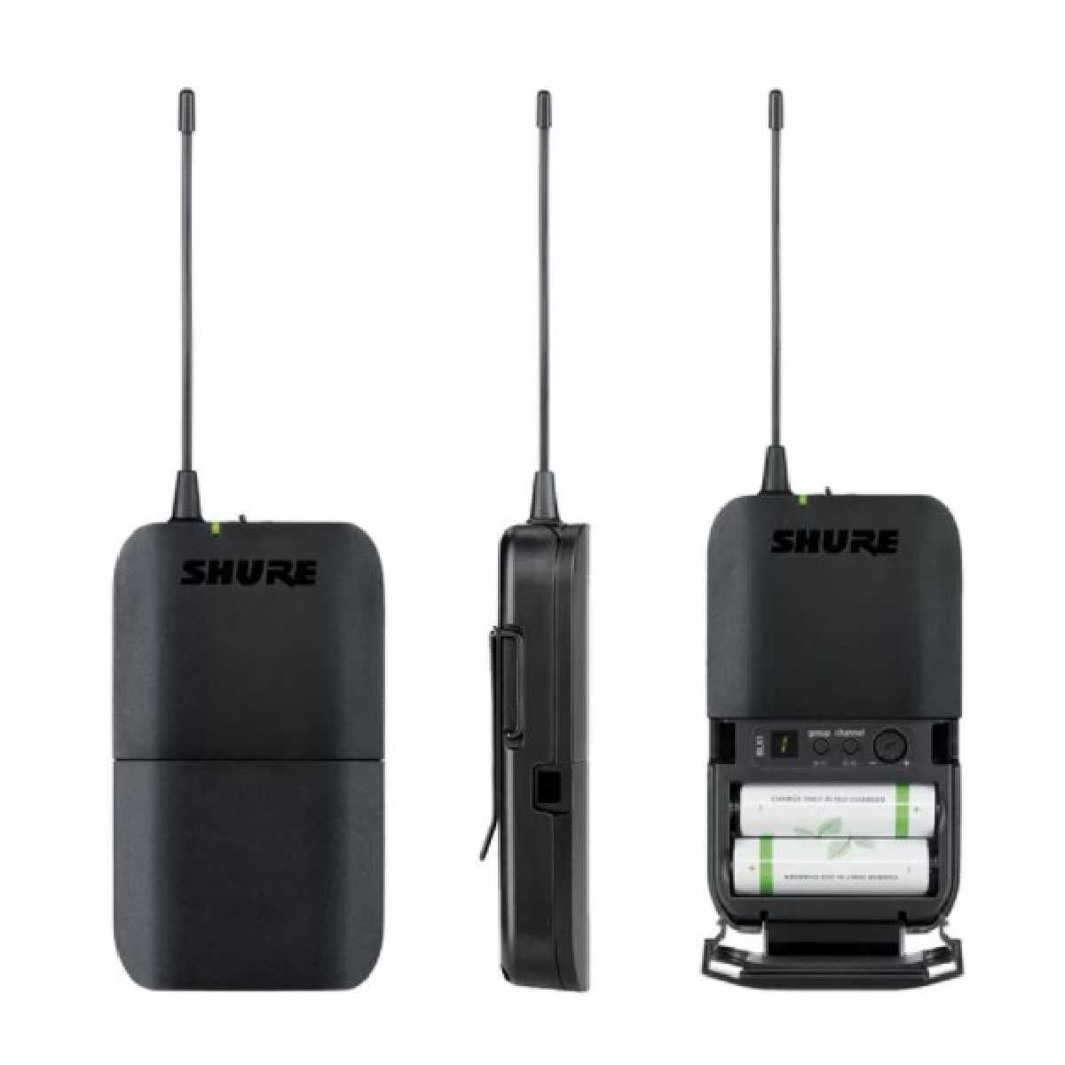 Радіосистема з двома петличними мікрофонами Shure BLX188E/CVL M17 (662-686 MHz)