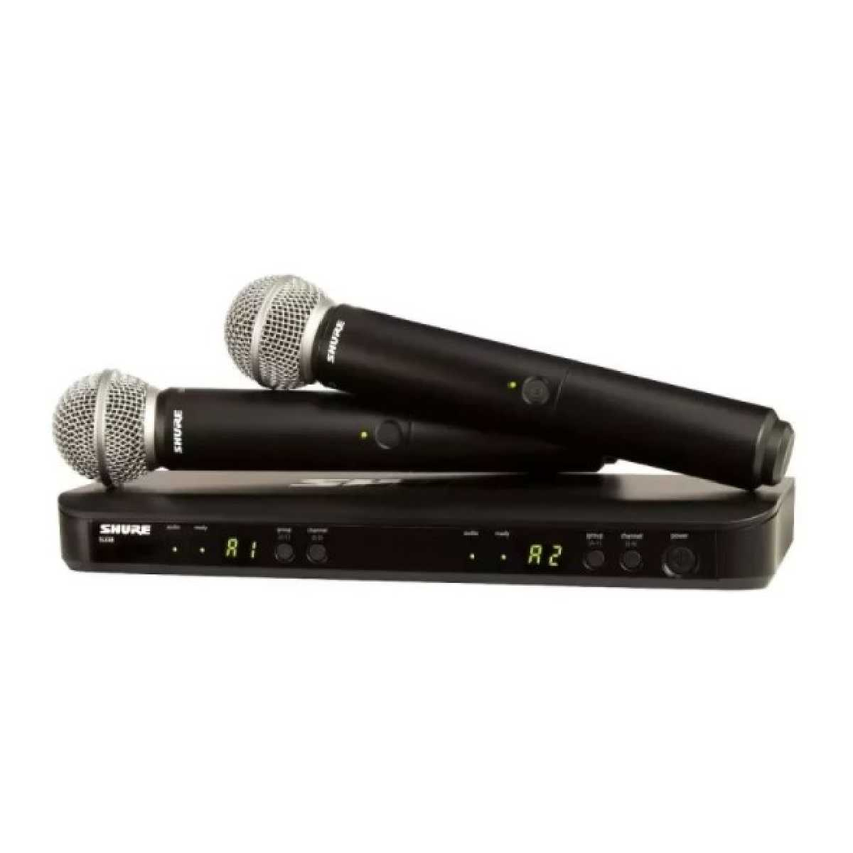 Радіосистема із двома ручними мікрофонами Shure BLX288E/SM58-M17