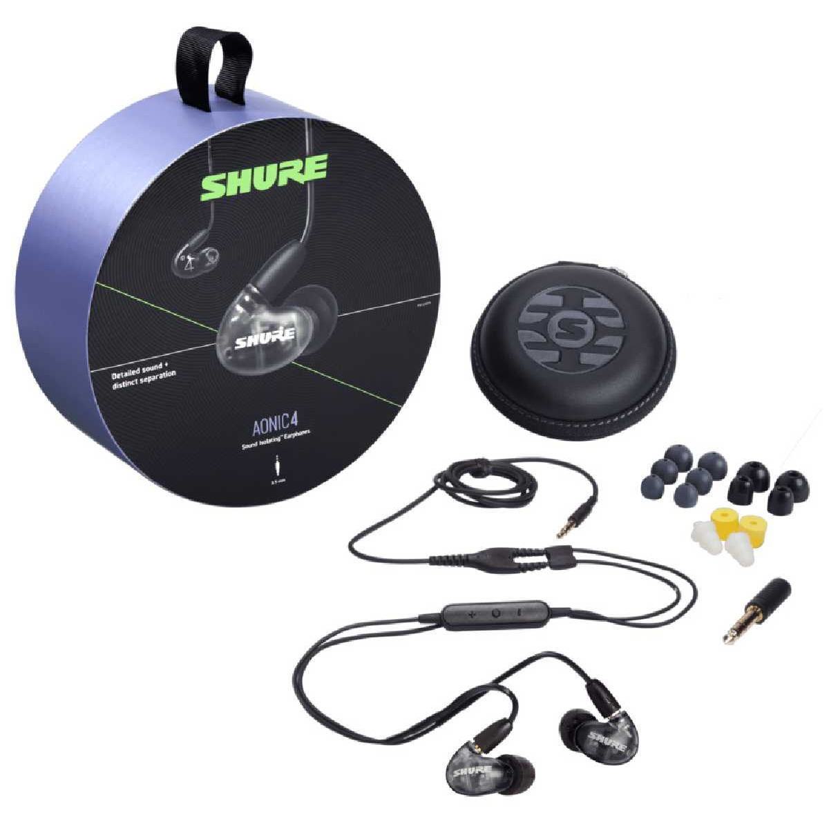 Вакуумные наушники Shure SE42HYBK+UNI-EFS