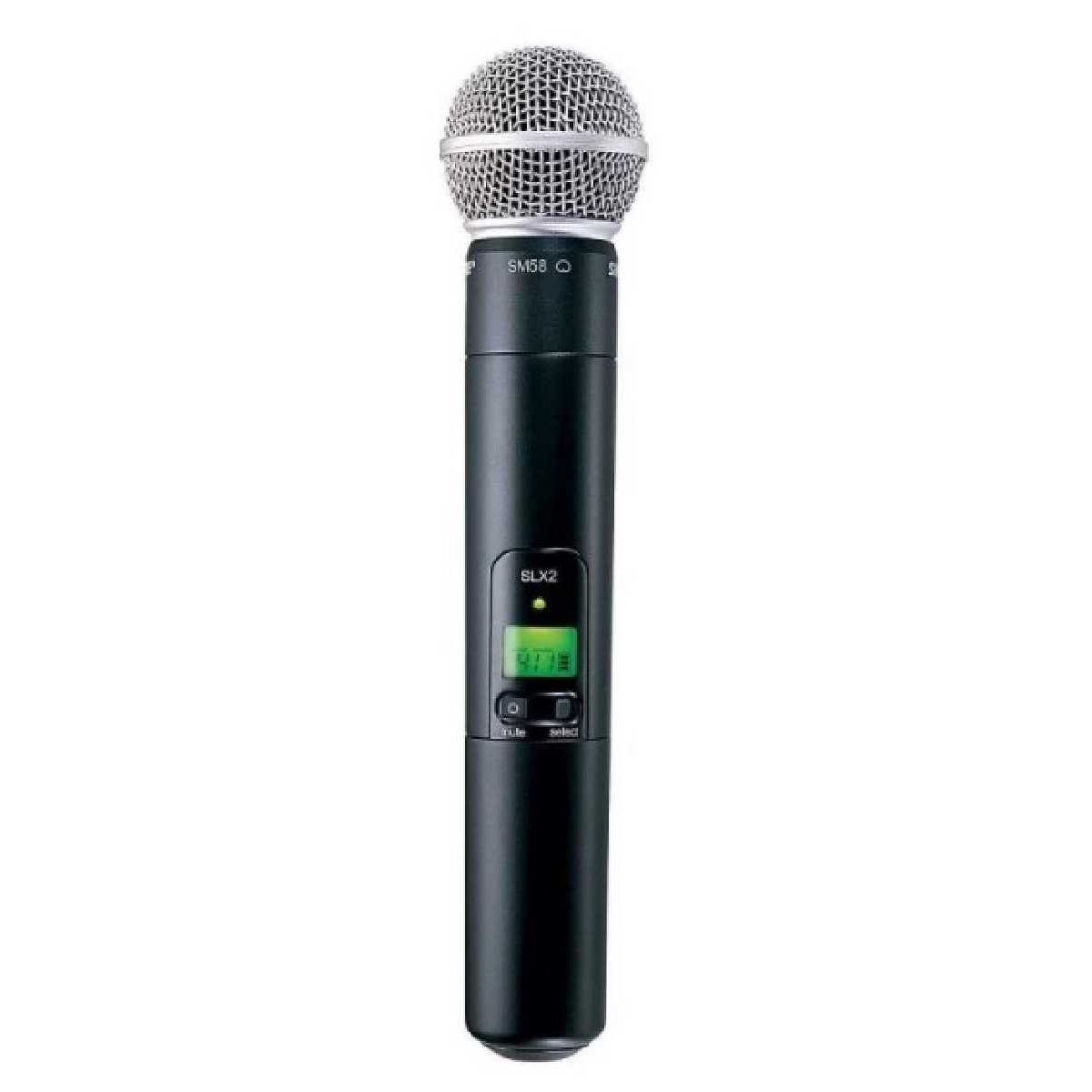 Ручний передавач з мікрофонним капсулем Shure SLX2/B58=-P4