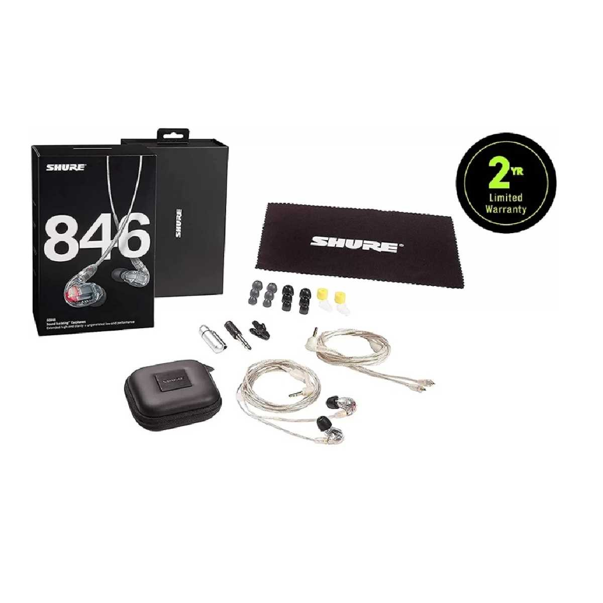 Внутрішньоканальні навушники для моніторингу Shure SE846-CL-EFS
