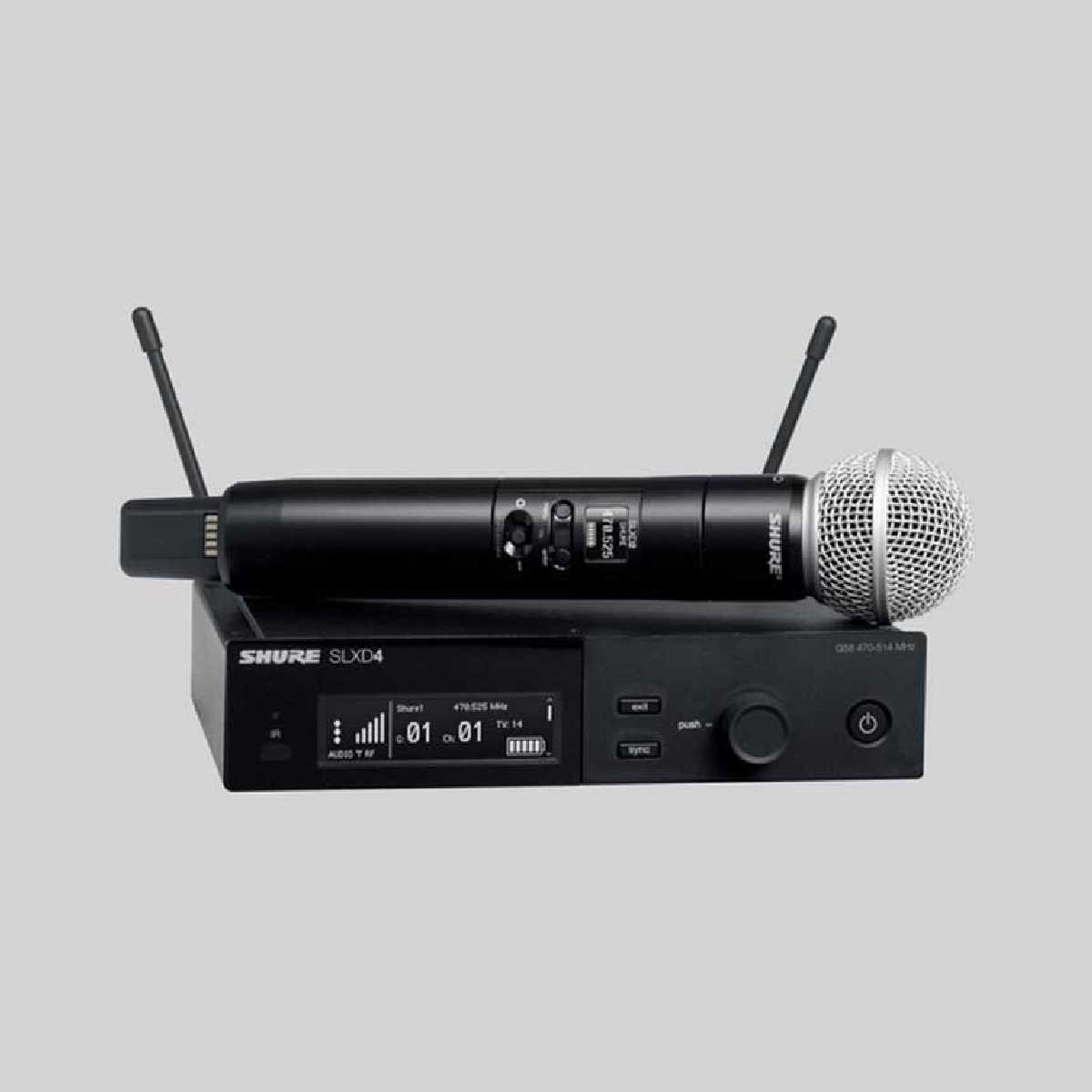Бездротова система з ручним передавачем SHURE SLXD24E/SM58-H56