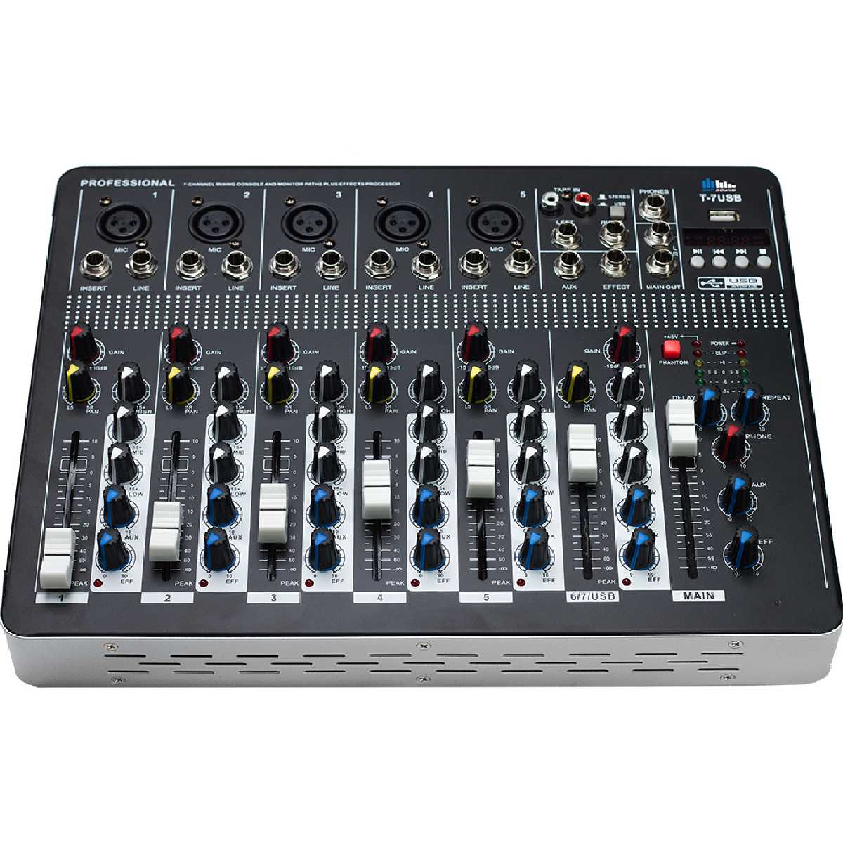 Мікшерний пульт SKY SOUND T-7USB