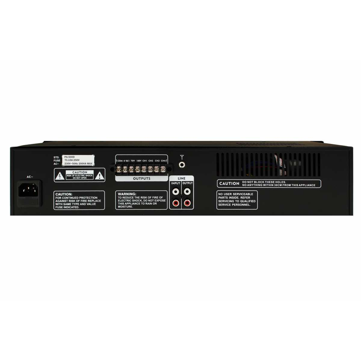 Трансляційний підсилювач потужності SKY SOUND PA-500D (4-ZONE)