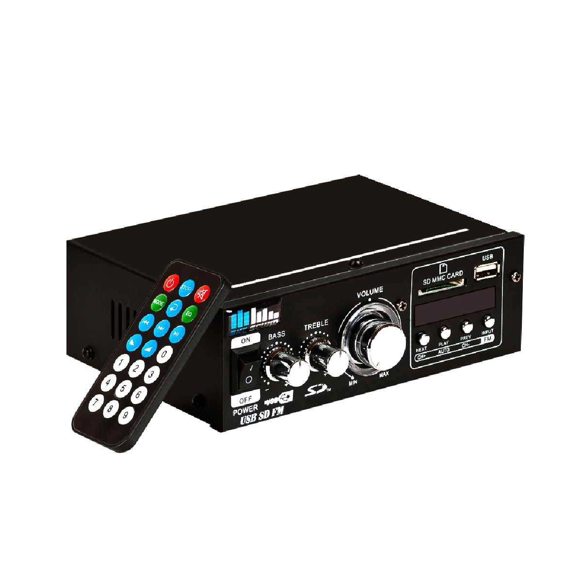 Усилитель мощности SKY SOUND SD-088 (2*30W) Bluetooth