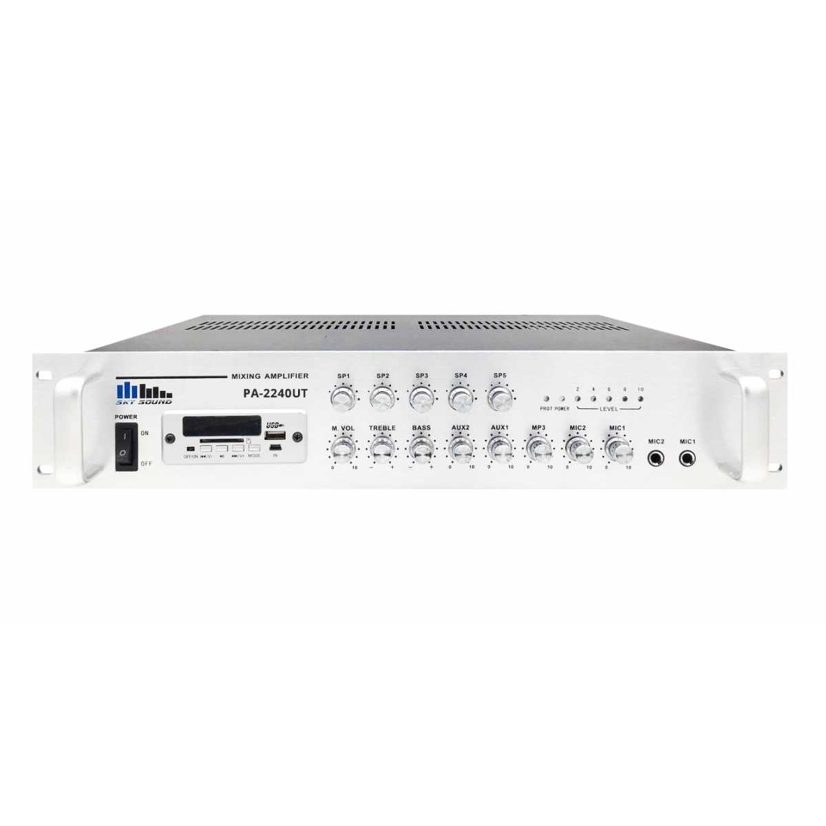 Трансляційний підсилювач потужності SKY SOUND PA-2240UT (5-ZONE)