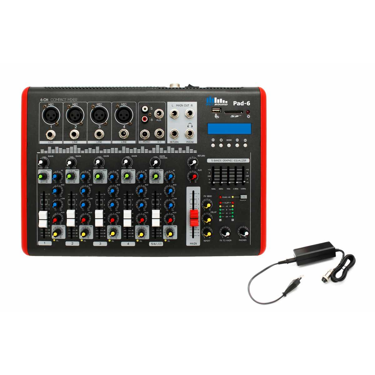 Мікшерний пульт SKY SOUND PAD-6