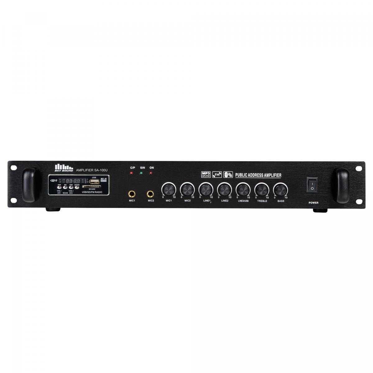 Трансляційний підсилювач потужності SKY SOUND SA-100U