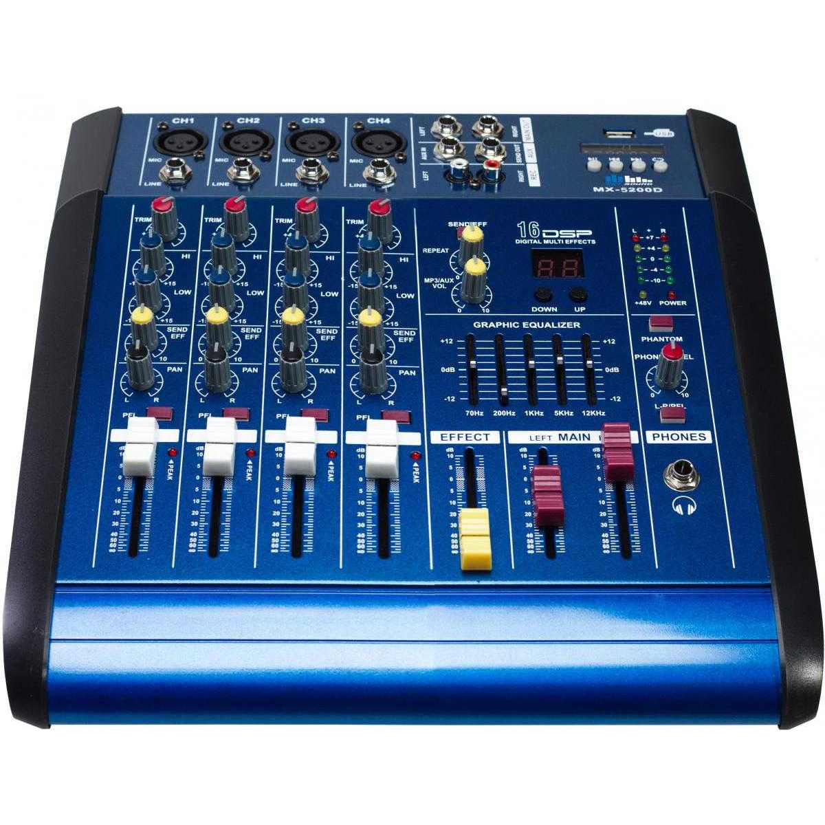Активний пульт мікшерний SKY SOUND MX-5200D