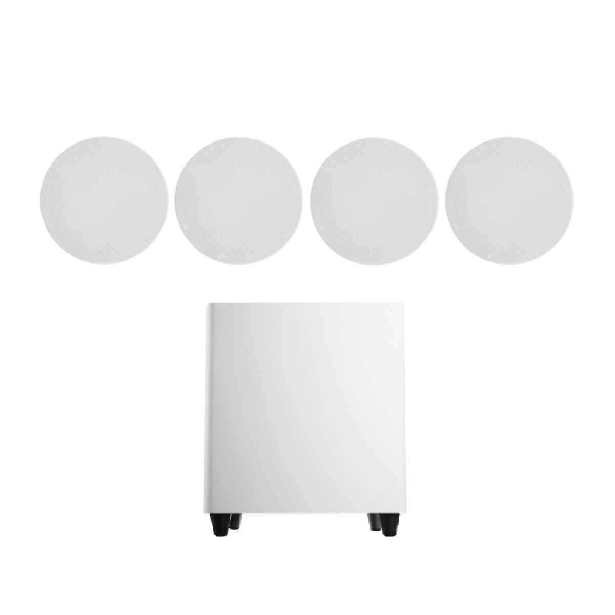 Акустичний комплект SKY SOUND SUBT-10W/FLC-6,5 (2*40Вт) WHITE