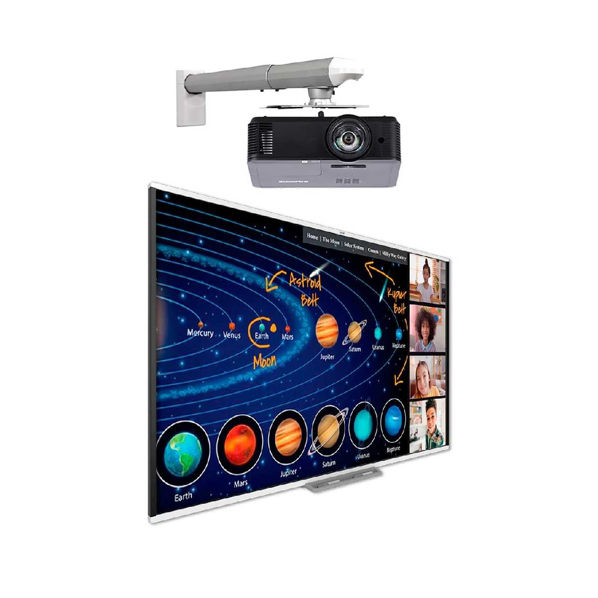 Інтерактивний комплект SMART Technologies SMART Board SBM777V+IN114BBST