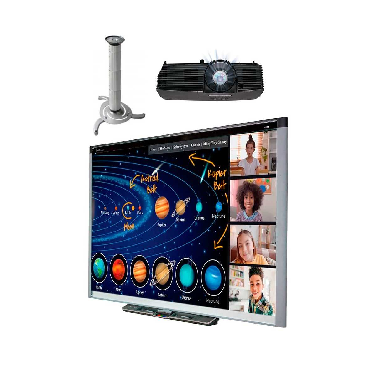 Інтерактивний комплект SMART Technologies SMART Board SBX880 + IN114xv/xa
