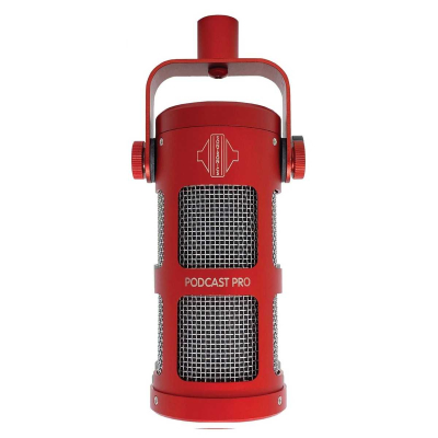 Студійний мікрофон Sontronics Podcast Pro red