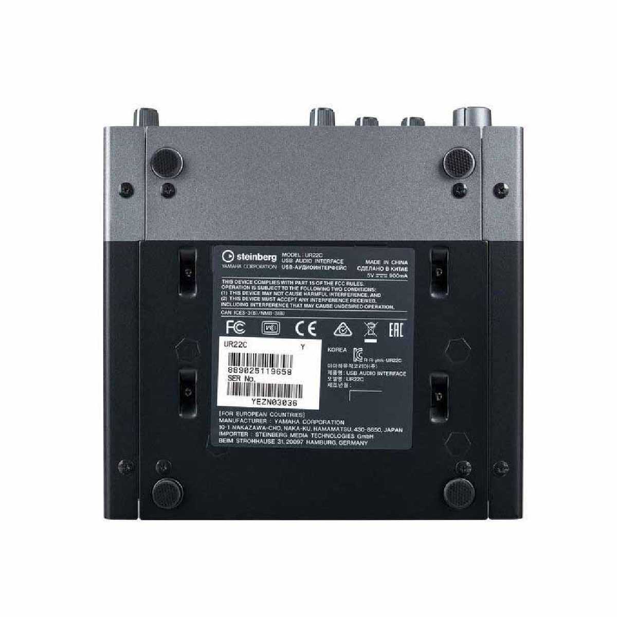 Аудіо інтерфейс Steinberg UR22C