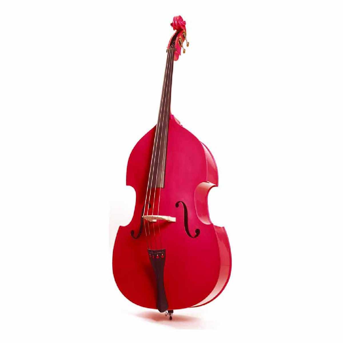 STENTOR 1950LCRD Harlequin Rockabilly Double Bass 3/4 (RED)