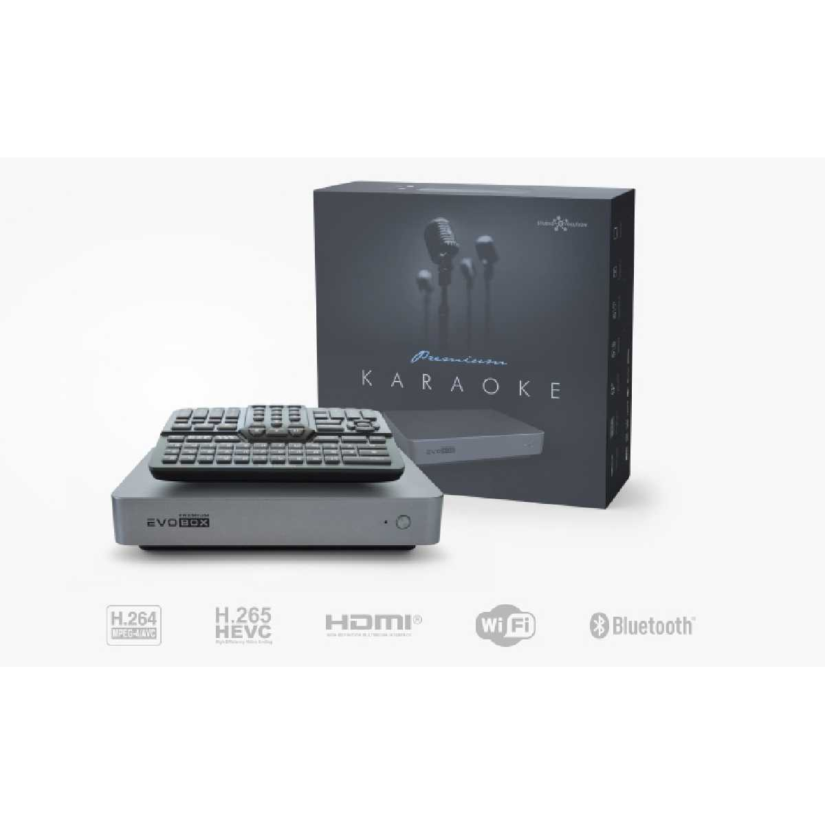 Караоке-комплект із мікрофонами Studio Evolution EVOBOX Premium