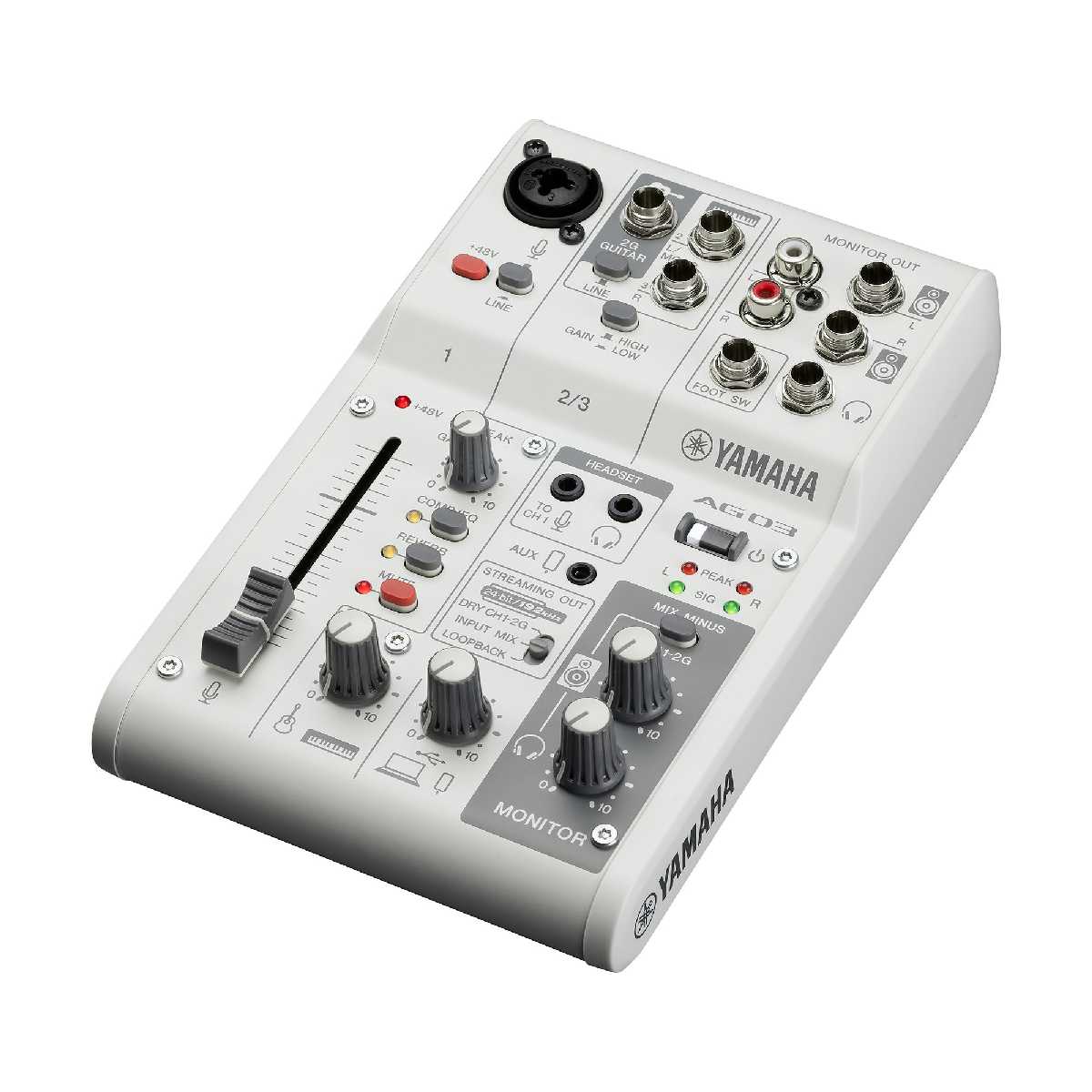 Аудіо інтерфейс YAMAHA AG03MK2 (White)