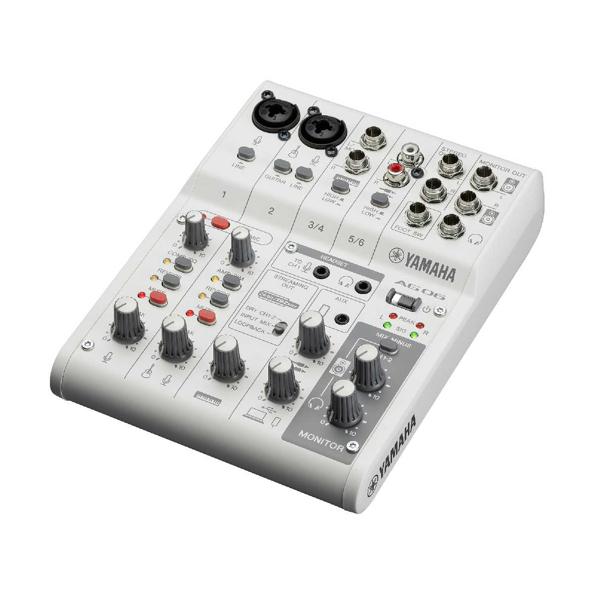 Аудіо інтерфейс YAMAHA AG06MK2 (White)