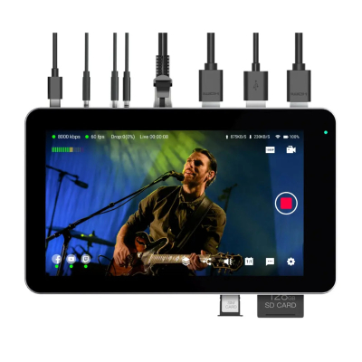 YoloLiv YoloBox Mini портативный микшер, стример 4G LTE, монитор, рекордер