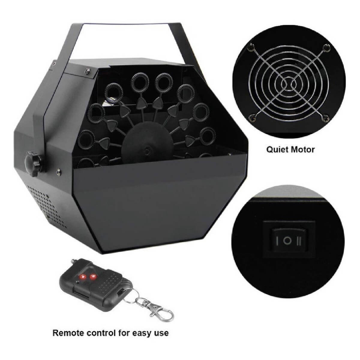 Генератор мильних бульбашок PR-M011+R Small bubble machine Perfect