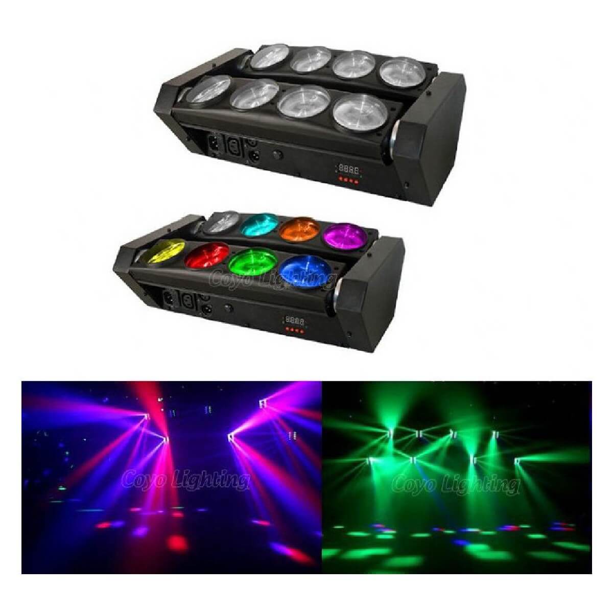 Світлодіодний LED прилад PR-C039A 8*10W RGBW LED Perfect