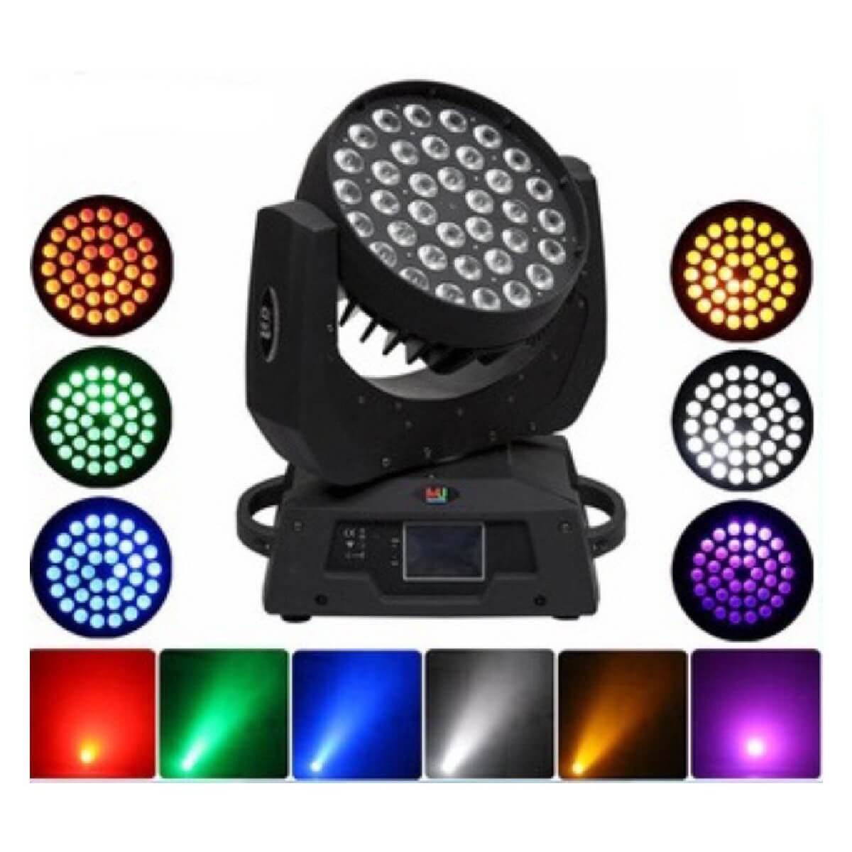 Світлодіодна LED голова PR-C014D 36*18W RGBWA+UV 6 in 1 Perfect