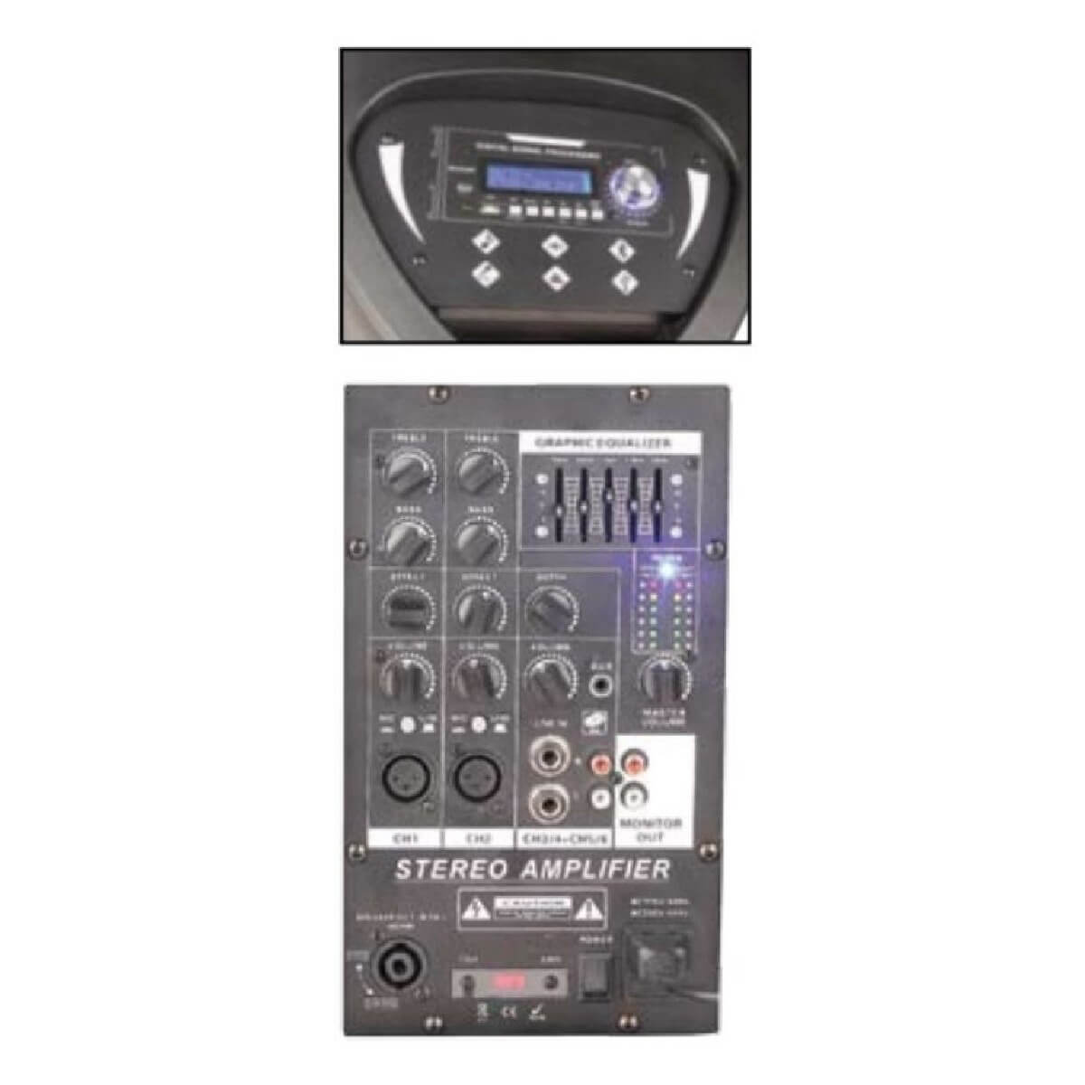Активна акустична система NGS PA8044A 2*8" Sub, 300W+300W
