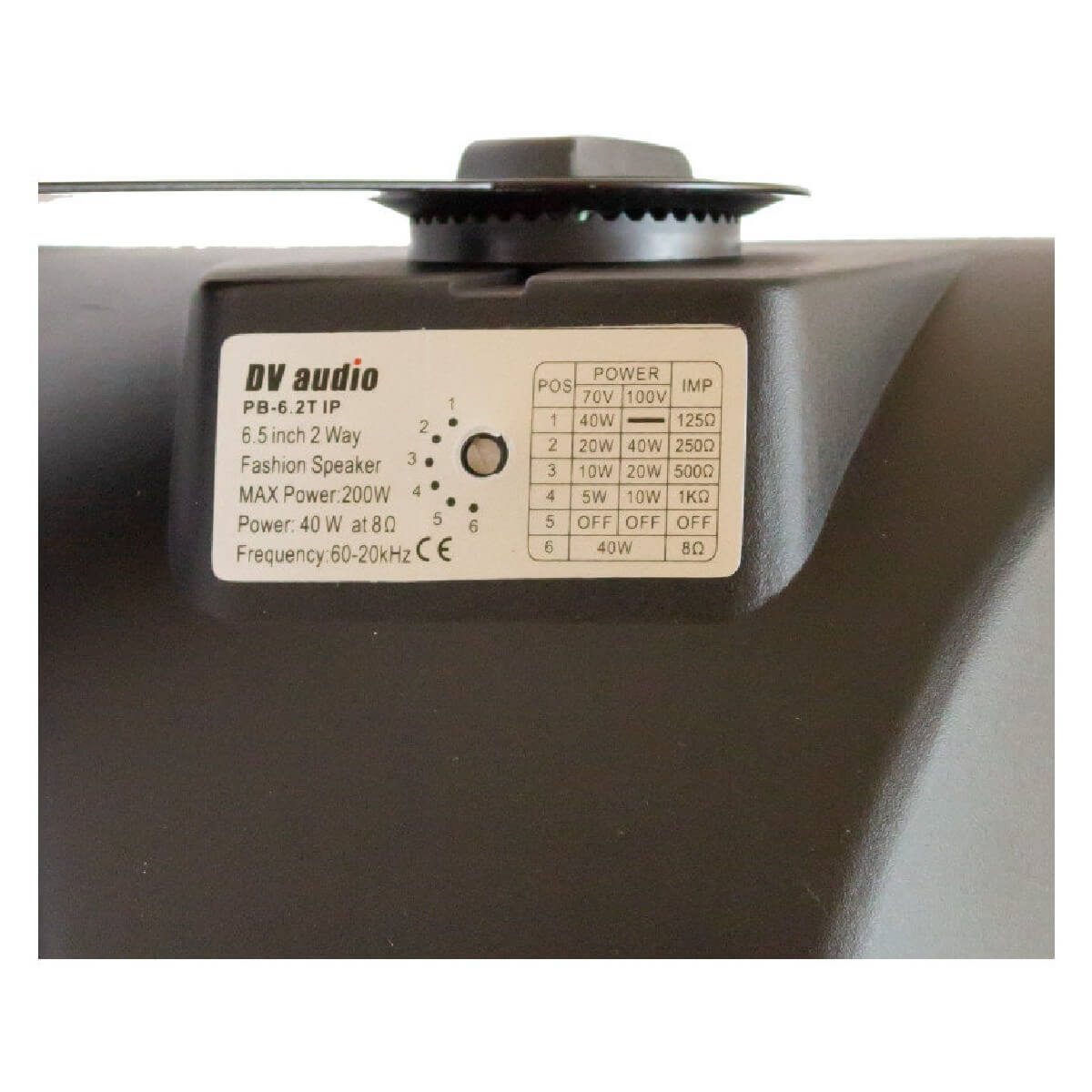 Акустична система DV audio PB-6.2T IP Black