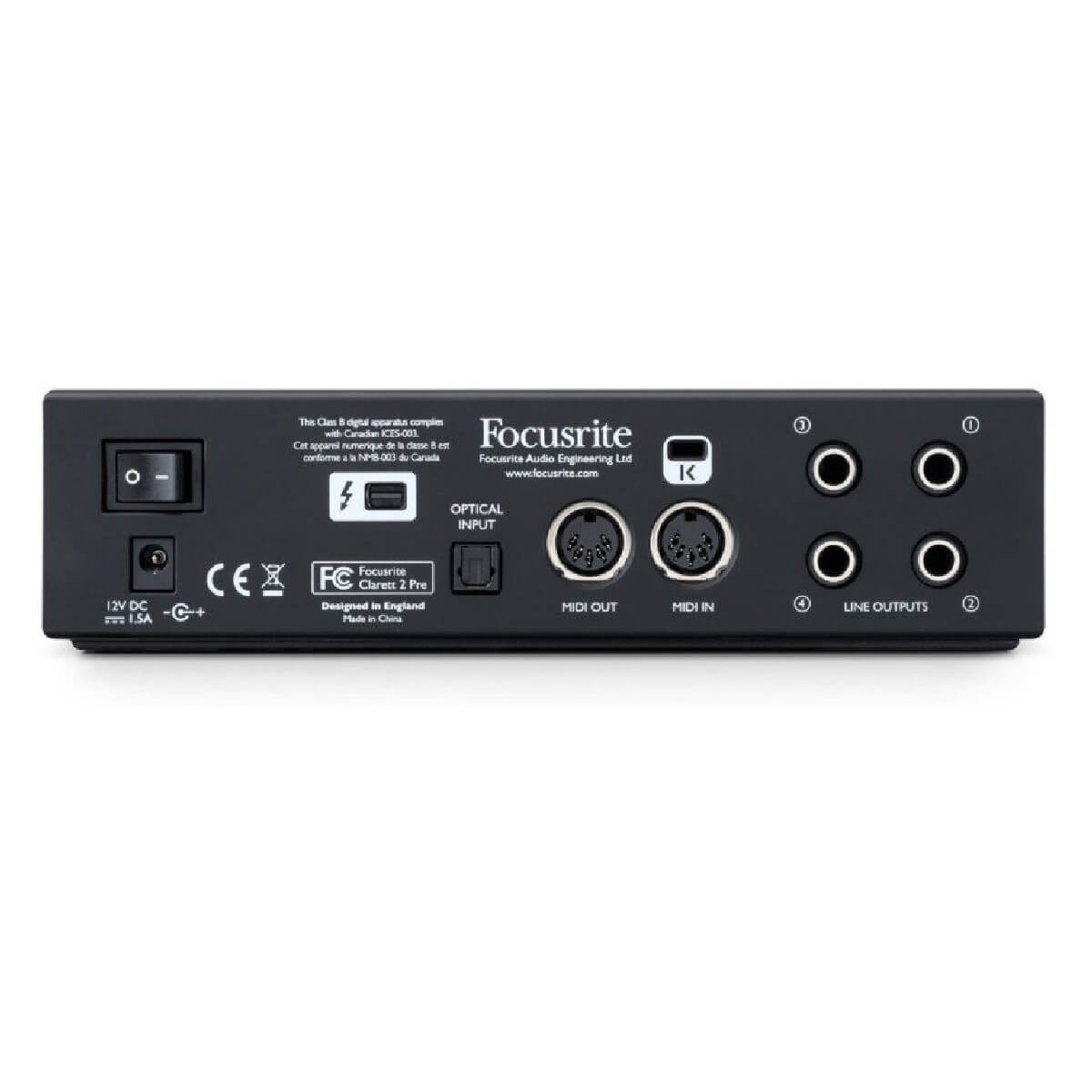 Аудіоінтерфейс FOCUSRITE CLARETT 2 PRE