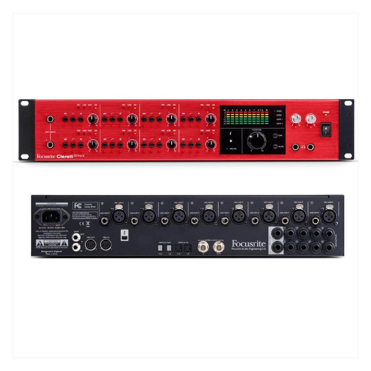 Аудіоінтерфейс Focusrite Clarett 8 Pre X