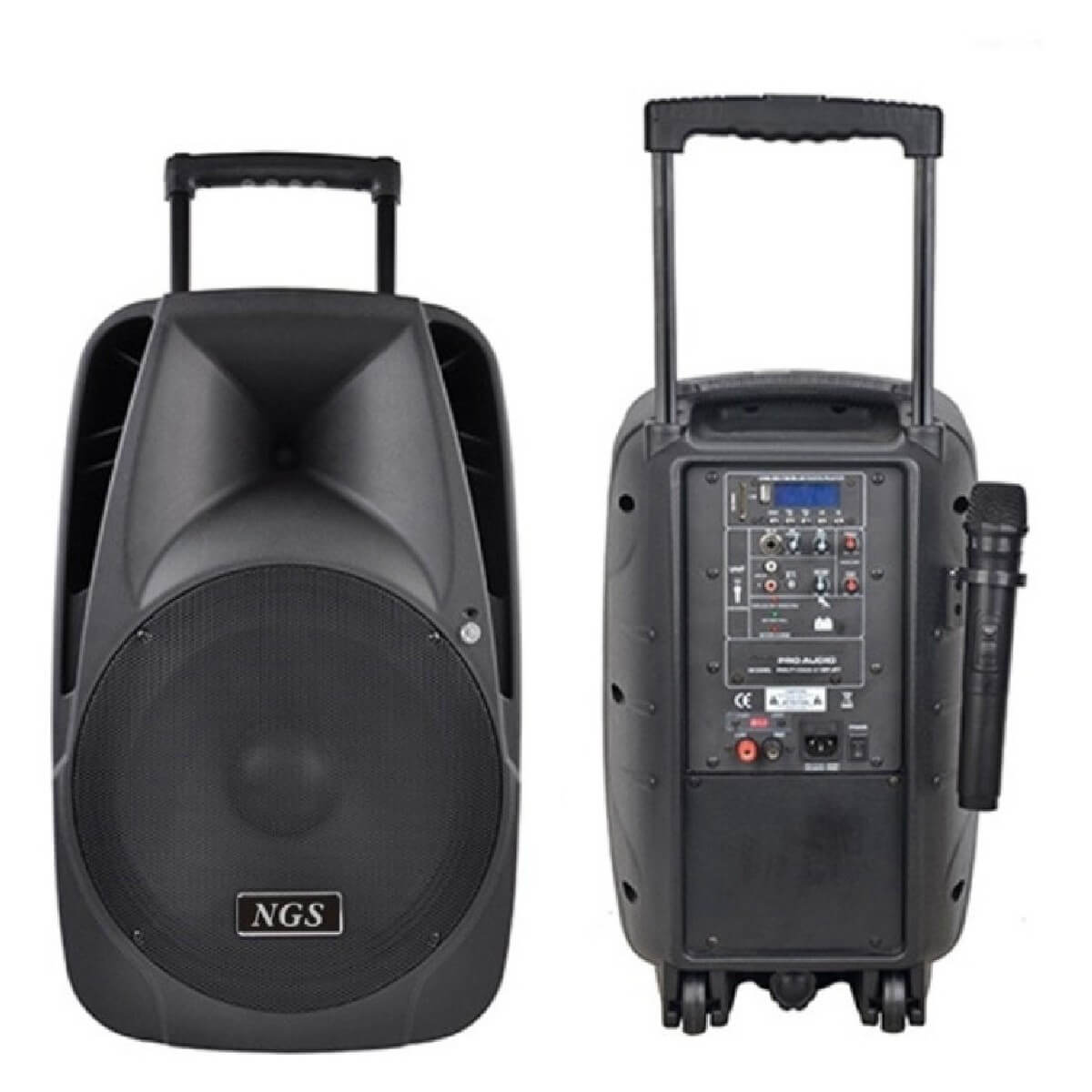 Автономна активна акустична система NGS PMQ10AH-V1BP-BT 10", 100Вт