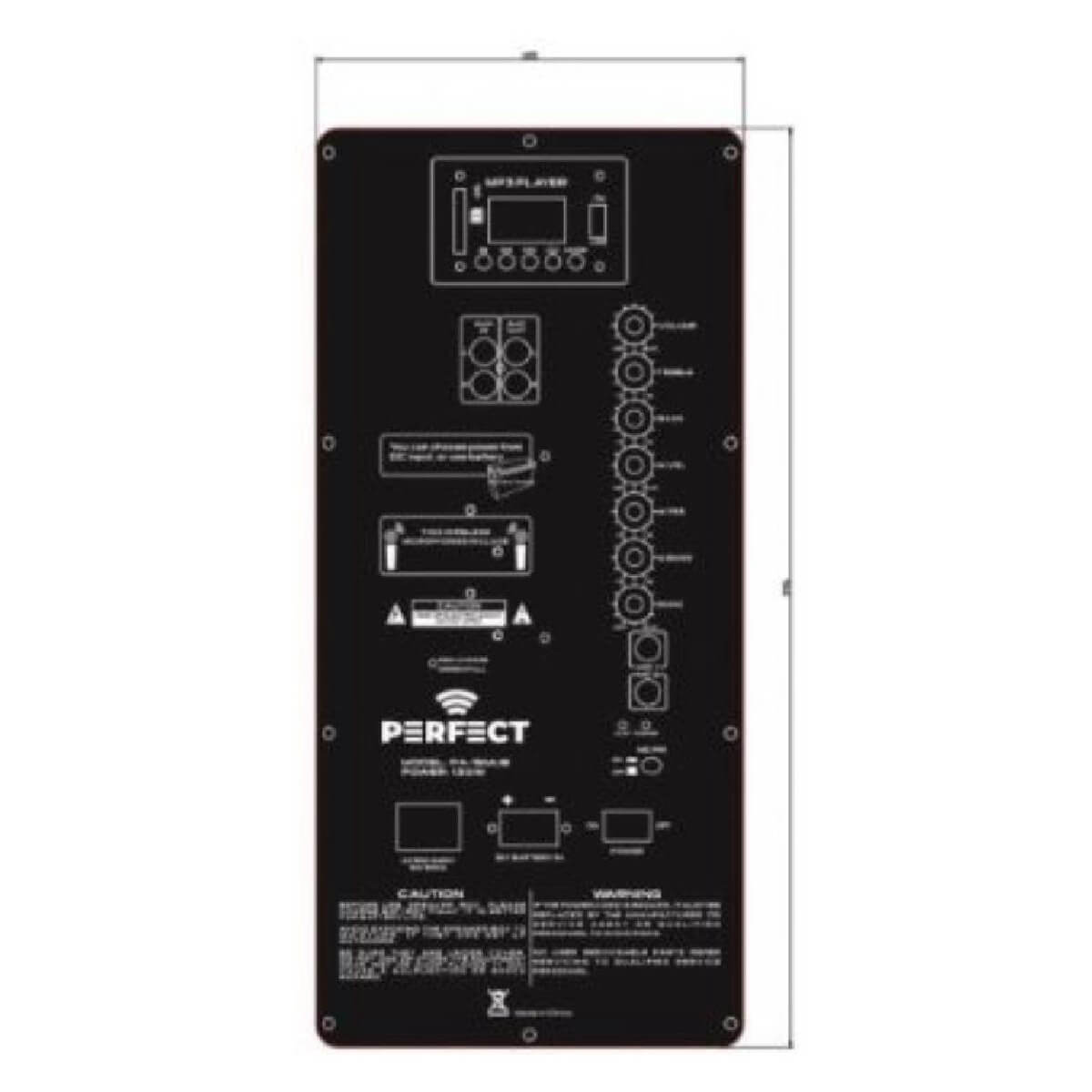 Автономна акустична система PERFECT PA-12MUB