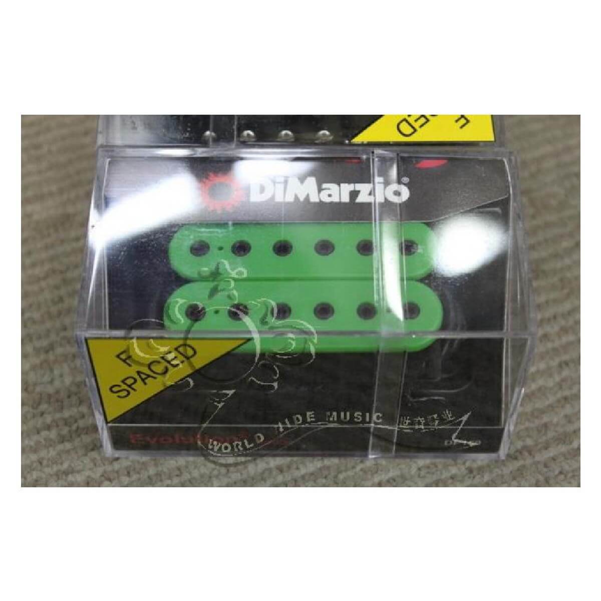 DIMARZIO DP159FGN EVOLUTION BRIDGE (F-SPACED) GREEN
